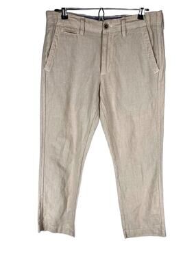 Banana Republic Linen-Blend Straight Pants // Coastal Chic Old Money 30/30